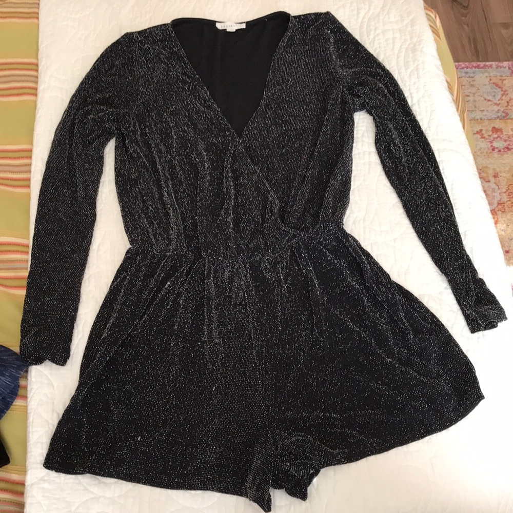 Glitter Socialize romper